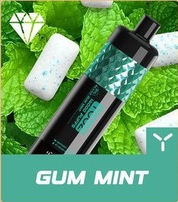 正品柚子水烟YOOZ SHISHA 14000口 DTL水晶炫彩钻石切割工艺大烟雾肺吸模式油量电量显示一次性电子烟-多口味可选 泡泡糖