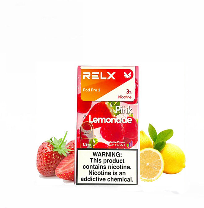 正品悦刻Relx外贸弹 粉红柠檬水(Pink Lemonade)口味-单颗装-(陶瓷芯版本)-三颗起售