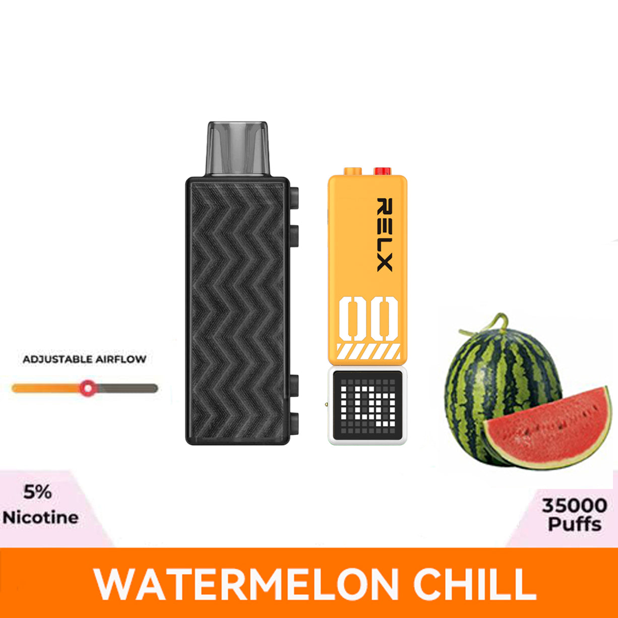 正品悦刻RELX Creator 第三代积木超级容量35000口烟弹磁吸积木乐高套装/烟弹-多口味可选 三代杆套装(黄白色) 西瓜