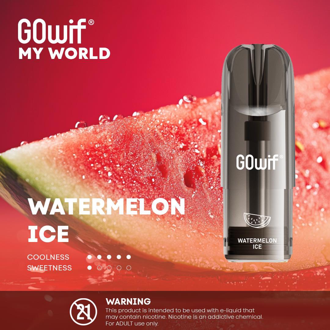 正品冰熊Zgar X GOwif扩容款烟弹超大容量3.5ml单颗装--多口味可选,三颗起售 西瓜