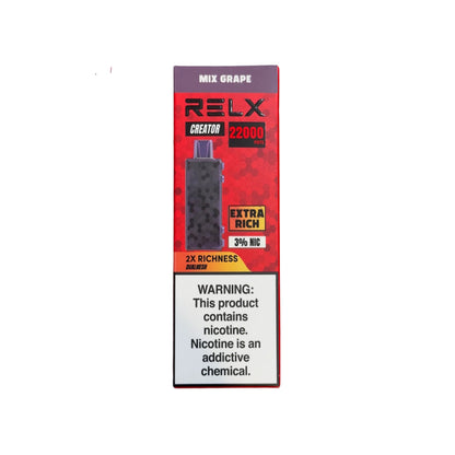 正品悦刻积木乐高套装/烟弹-多口味可选 RELX Creator Black(大容量22000口） 仅烟弹 混合葡萄