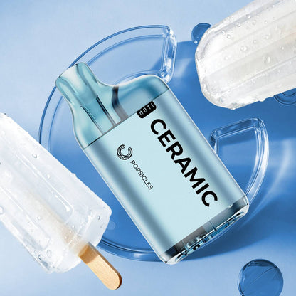 正品魔笛陶瓷芯系列MOTI CERAMIC 10000口可视化油仓一次性电子烟-多口味可选 冰棒