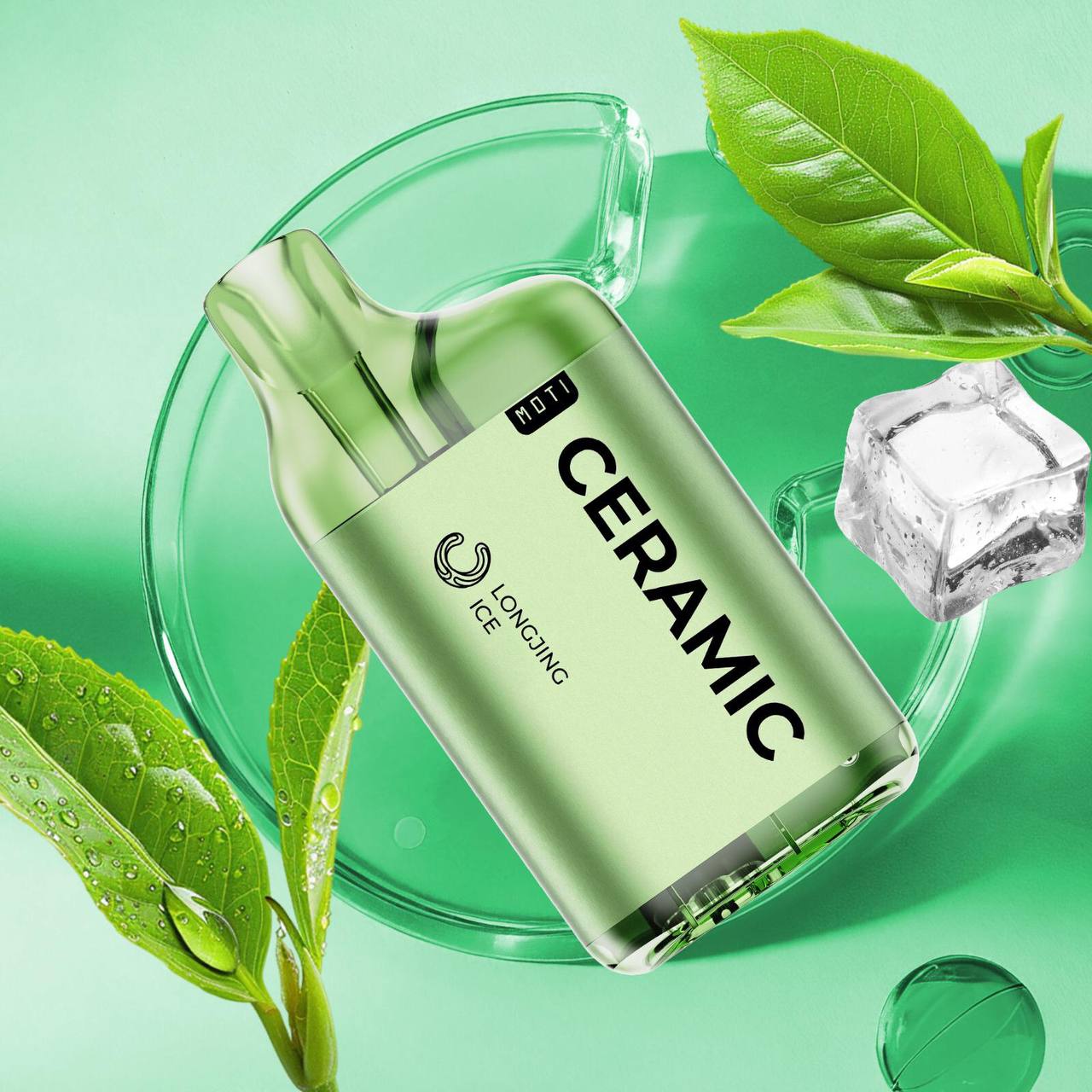 正品魔笛陶瓷芯系列MOTI CERAMIC 10000口可视化油仓一次性电子烟-多口味可选 龙井