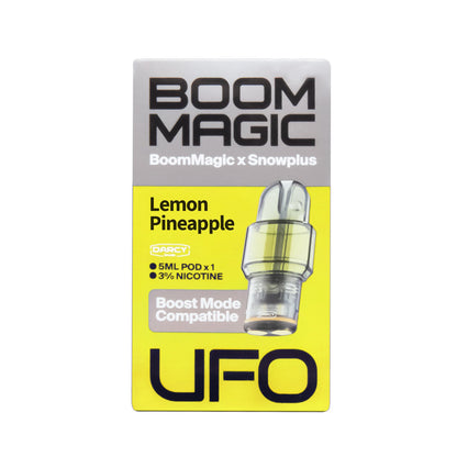 正品雪加Snowplus与Boom Magic联名款UFO超大容量5ML通配烟弹单颗装-适配悦刻4/5/6/7代烟杆-两颗起售