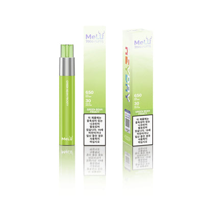 正品Heyday MeLu米鹿7000口可调功率清爽型可视化油舱配防尘帽一次性电子烟-多口味可选 绿豆