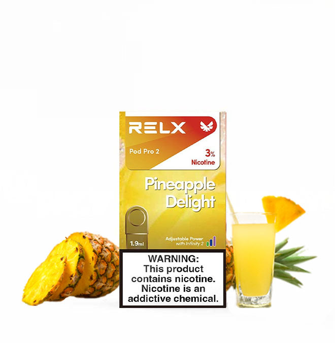 正品悦刻RELX外贸弹菠萝(Pineapple Delight)口味-单颗装三颗起售