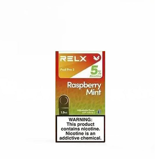 正品悦刻RELX外贸弹5%尼古丁树莓薄荷(Raspberry Berry)口味-单颗装三颗起售