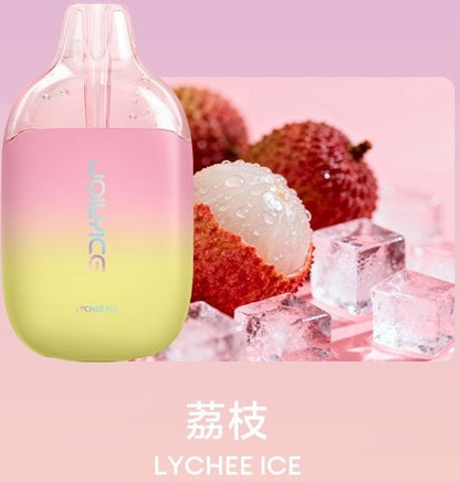 正品JOLLYICE 4000口超薄外观冰爽口味冰爆平替款4000口可视化油仓一次性电子烟-多口味可选 荔枝