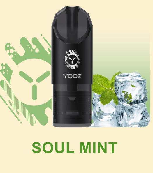 柚子YOOZ SOUL POD灵魂烟弹系列3.5ML大容量多口味可选柚子陶瓷芯通配烟弹-三颗起售 灵魂薄荷