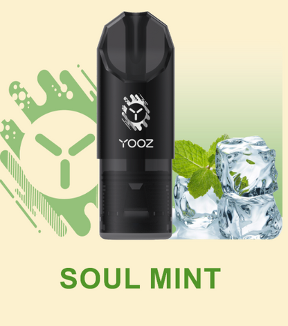柚子YOOZ SOUL POD灵魂烟弹系列3.5ML大容量多口味可选柚子陶瓷芯通配烟弹-三颗起售 灵魂薄荷
