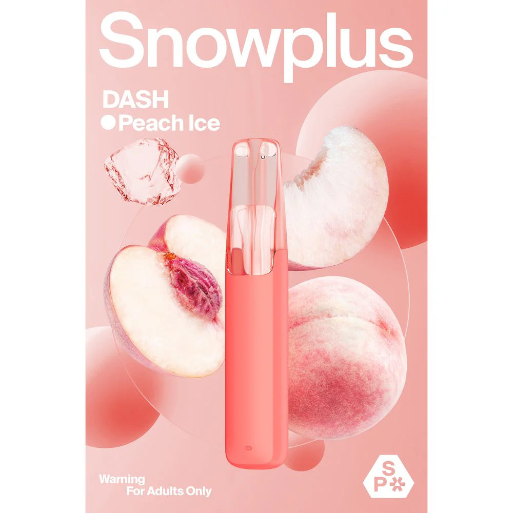 正品Snowplus雪加鸭嘴兽一次性海外版 水蜜桃冰