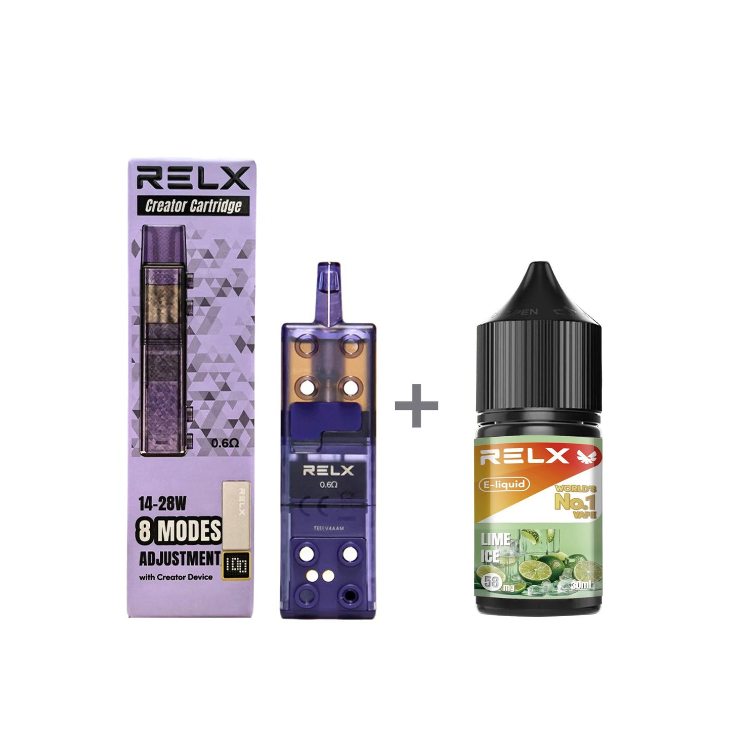 正品悦刻三代积木空弹烟油套餐(5ml容积RELX空弹+30ml正品RELX E-liquid) 套装(空弹+烟油) 柠檬汁(青柠冰)_5%Nic