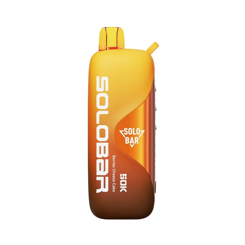 正品SOLOBAR 50K索罗超大容量5万口尼古丁/甜度/冰度可调节双输出模式一次性电子烟-多口味可选 莓果芝士蛋糕