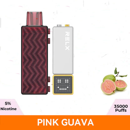 正品悦刻RELX Creator 第三代积木超级容量35000口烟弹磁吸积木乐高套装/烟弹-多口味可选 一代杆套装 粉红番石榴