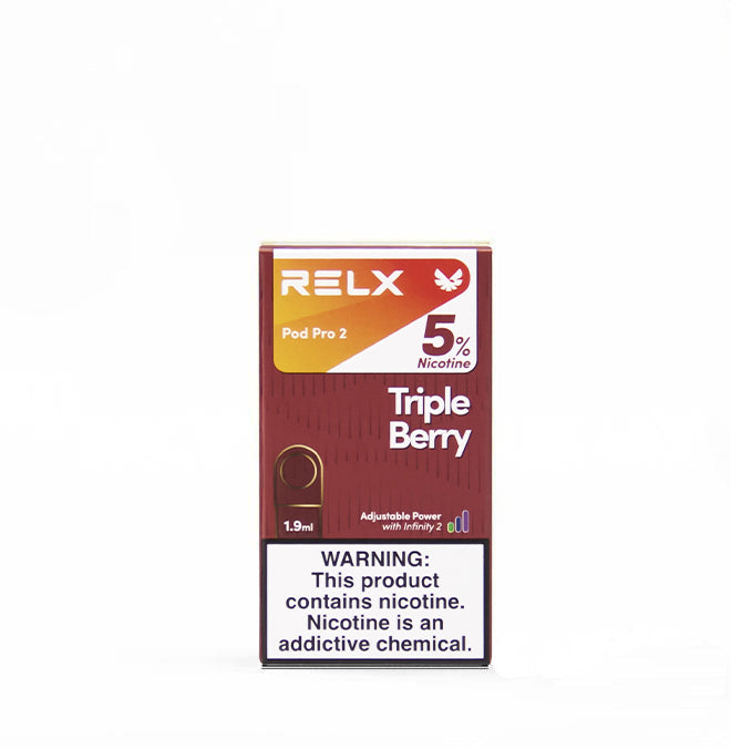 正品悦刻RELX外贸弹5%尼古丁混合莓果(Mixed Berry)口味-单颗装三颗起售