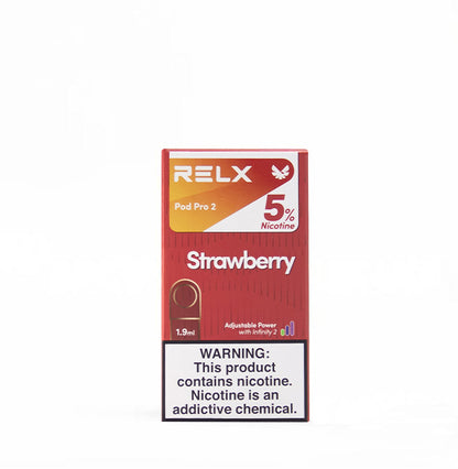 正品悦刻RELX外贸弹5%尼古丁草莓(Strawberry)口味-单颗装三颗起售