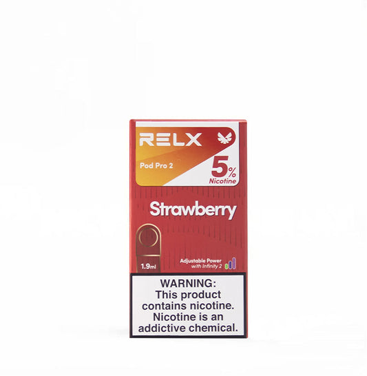 正品悦刻RELX外贸弹5%尼古丁草莓(Strawberry)口味-单颗装三颗起售