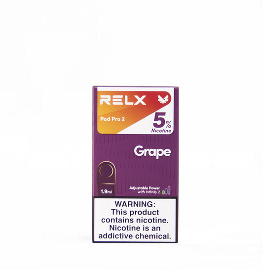 正品悦刻RELX外贸弹5%尼古丁葡萄(Grape)口味-单颗装三颗起售