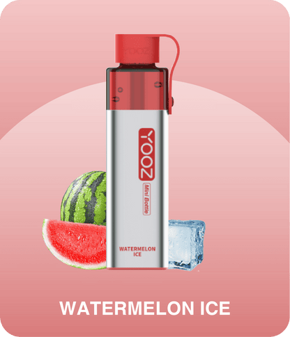 正品柚子迷你小酒瓶 YOOZ Mini Bottle大烟雾4000口食品级硅胶嘴套一次性电子烟-多口味可选 西瓜冰