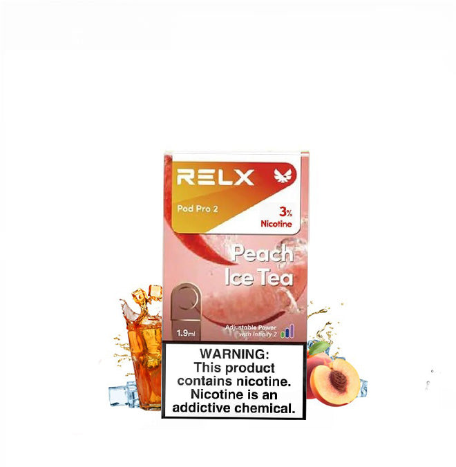 正品悦刻RELX外贸弹桃子冰茶(Peach Ice Tea)口味-单颗装-(陶瓷芯版本)-三颗起售