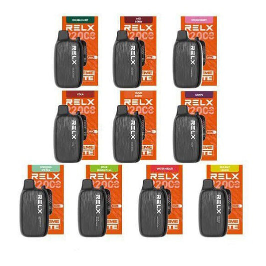 正品悦刻海外版RELX NOVA 22000口液晶屏显示一次性电子烟-多口味可选(当前状态随机发货)