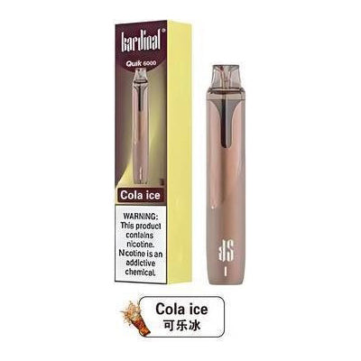 全新升级版 KS Quik 6000口小彩条冰爽一次性电子烟-多口味可选 可乐冰