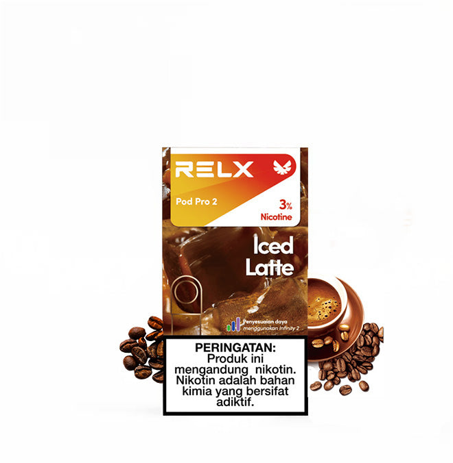 正品悦刻RELX外贸弹冰拿铁(Iced Latte)口味-单颗装三颗起售