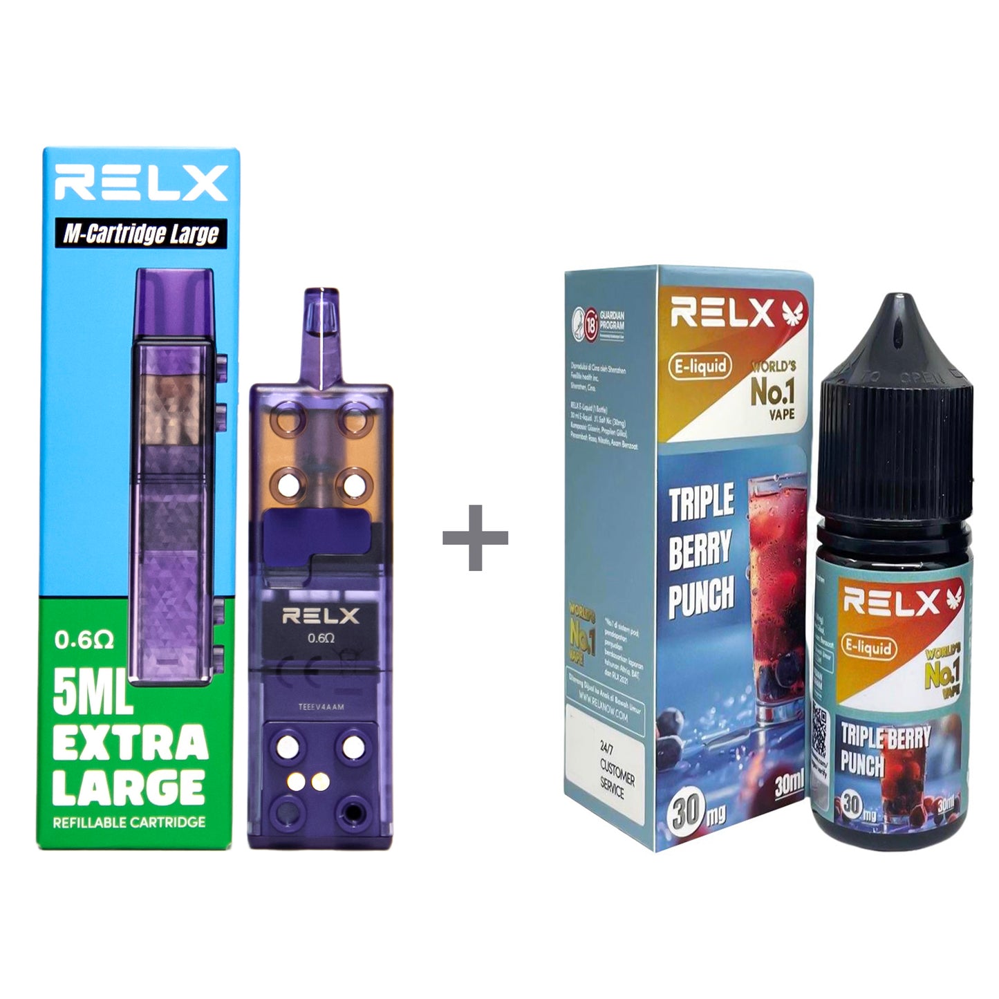 正品悦刻三代积木空弹烟油套餐(5ml容积RELX空弹+30ml正品RELX E-liquid) 套装(空弹+烟油) 混合莓果_3%Nic