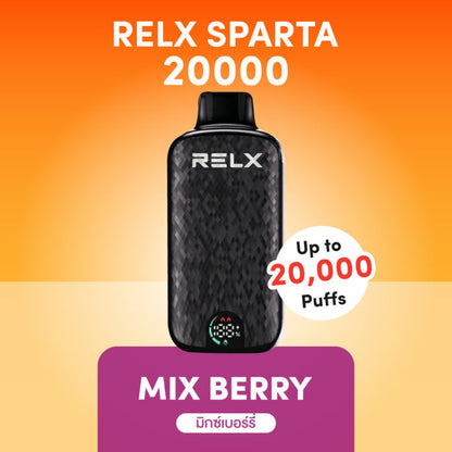 正品悦刻斯巴达 RELX Sparta大容量 20000口一次性电子烟-/智能液晶显示屏 混合莓果