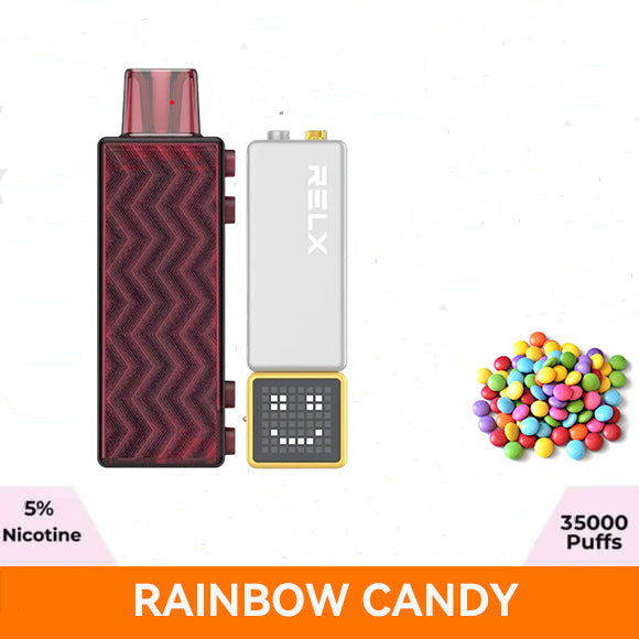 正品悦刻RELX Creator 第三代积木超级容量35000口烟弹磁吸积木乐高套装/烟弹-多口味可选 一代杆套装 彩虹糖