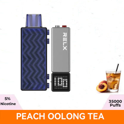 正品悦刻RELX Creator 第三代积木超级容量35000口烟弹磁吸积木乐高套装/烟弹-多口味可选 三代杆套装(灰黑色) 桃子乌龙茶