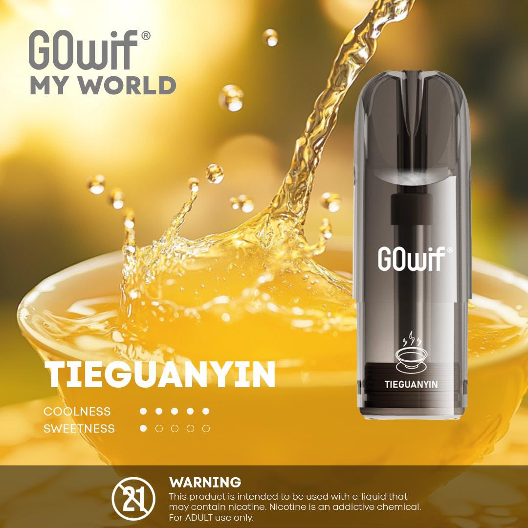 正品冰熊Zgar X GOwif扩容款烟弹超大容量3.5ml单颗装--多口味可选,三颗起售 铁观音