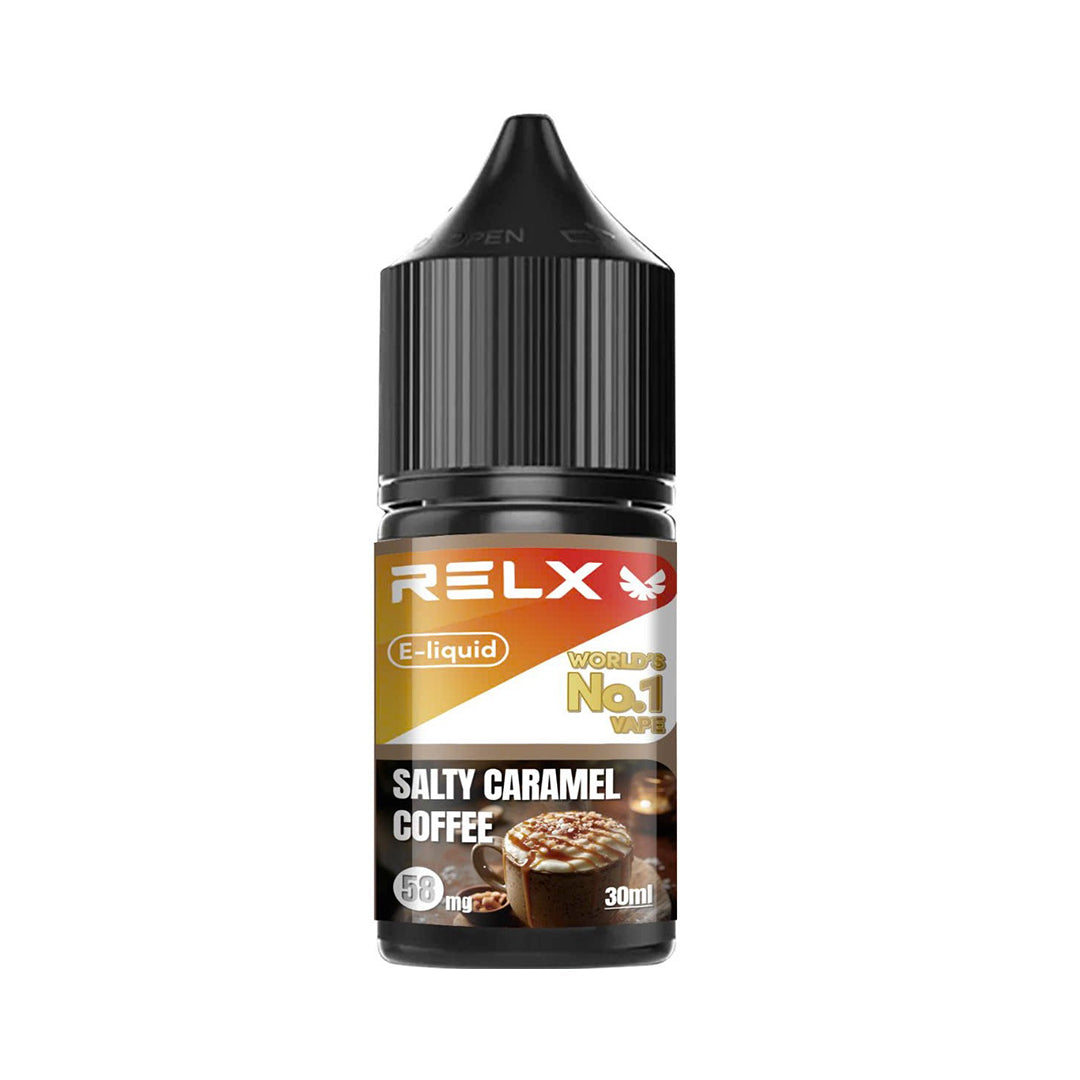 正品悦刻三代积木空弹烟油套餐(5ml容积RELX空弹+30ml正品RELX E-liquid) 仅烟油 焦糖咖啡_5%Nic