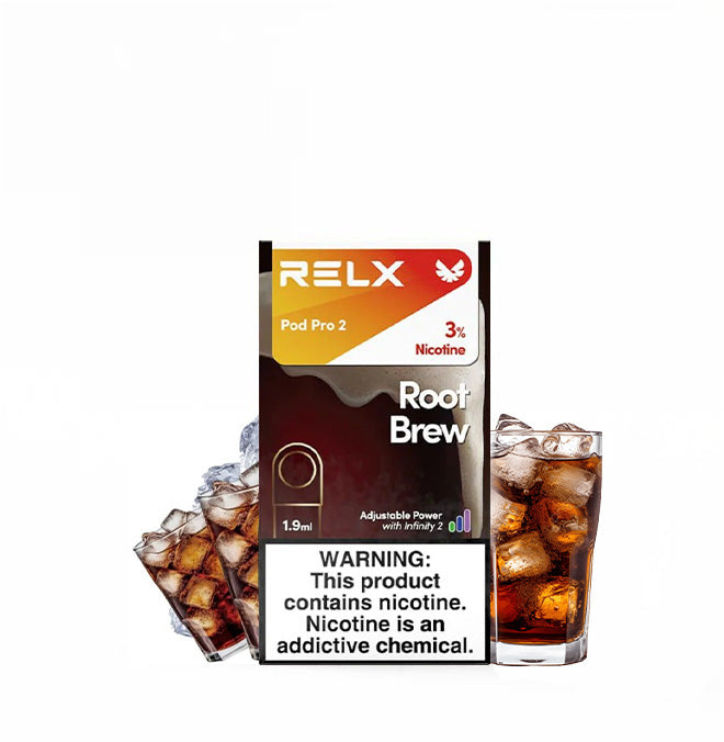 正品悦刻RELX外贸弹根汁啤酒(Root Brew)口味-单颗装三颗起售