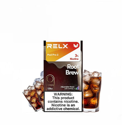 正品悦刻RELX外贸弹根汁啤酒(Root Brew)口味-单颗装三颗起售