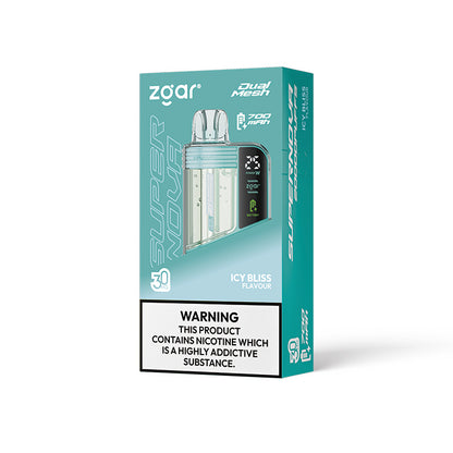 正品冰熊Zgar Supernova 20000口一次性电子烟-可视化烟仓/LED显示屏/可调节火力烟阻
