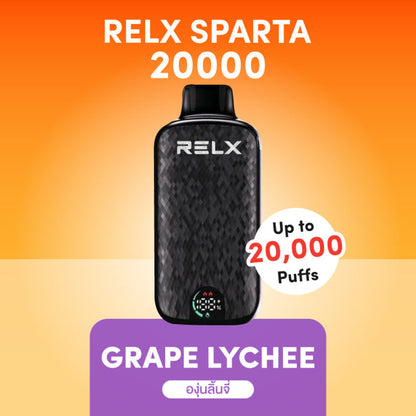 正品悦刻斯巴达 RELX Sparta大容量 20000口一次性电子烟-/智能液晶显示屏 葡萄荔枝
