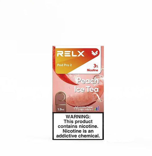 正品悦刻RELX外贸弹桃子冰茶(Peach Ice Tea)口味-单颗装-(陶瓷芯版本)-三颗起售