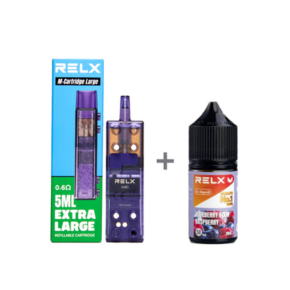正品悦刻三代积木空弹烟油套餐(5ml容积RELX空弹+30ml正品RELX E-liquid) 套装(空弹+烟油) 蓝莓覆盆子_5%Nic