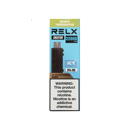 正品悦刻积木乐高套装/烟弹-多口味可选 RELX Creator Black(大容量22000口） 仅烟弹 青提茉莉茶(葡萄铁观音)