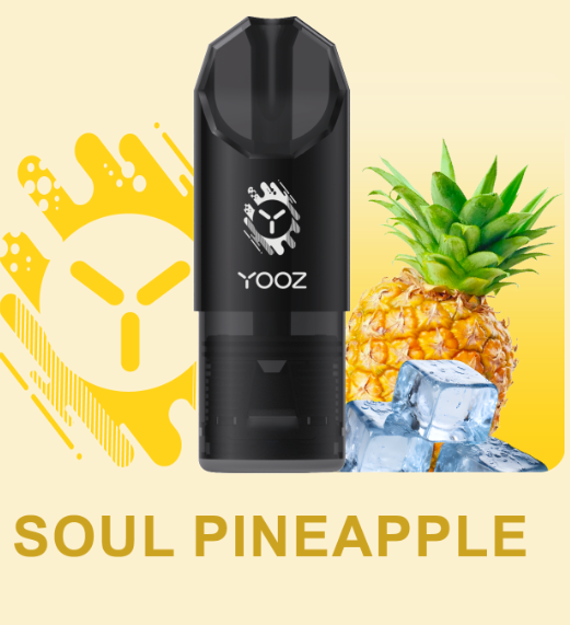 柚子YOOZ SOUL POD灵魂烟弹系列3.5ML大容量多口味可选柚子陶瓷芯通配烟弹-三颗起售 灵魂菠萝