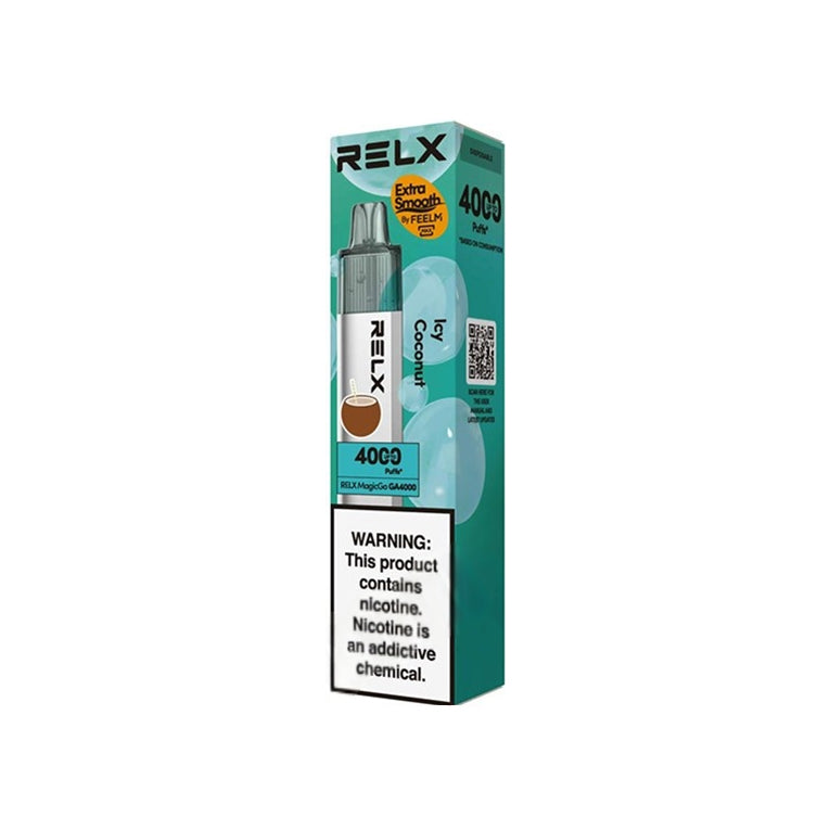 正品悦刻4000口 RELX MagicGo GA4000经典一次性电子烟-多口味可选 椰子水