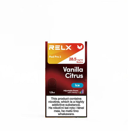 正品悦刻RELX外贸弹香草柑橘酒(Vanilla Citrus)口味-单颗装三颗起售