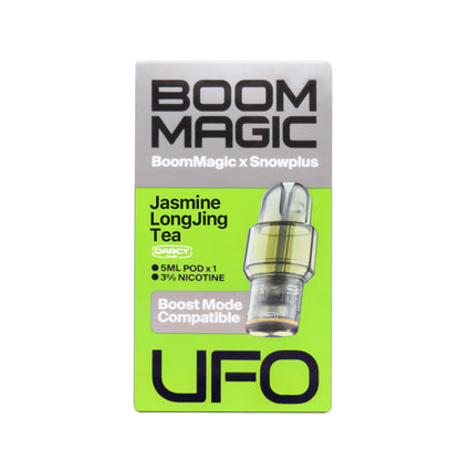 正品雪加Snowplus与Boom Magic联名款UFO超大容量5ML通配烟弹单颗装-适配悦刻4/5/6/7代烟杆-两颗起售