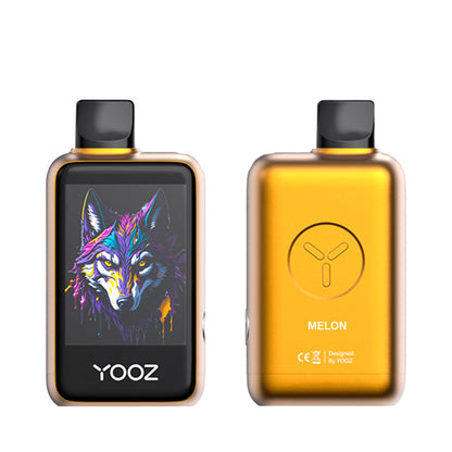 正品柚子 YOOZ LINKX 25000口超大触控屏蓝牙电话/游戏经典智能一次性电子烟-多口味可选 哈密瓜