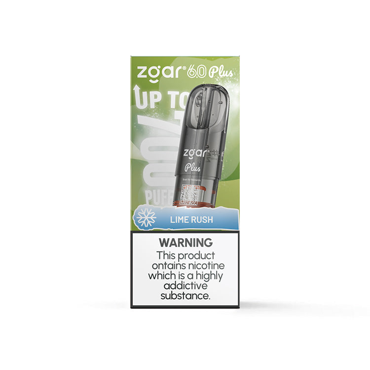 6盒正品冰熊Zgar 6.0 PLUS超大容量3.5ML 烟弹优惠套装(悦刻4/5/6/7代杆通用) 三种口味任选