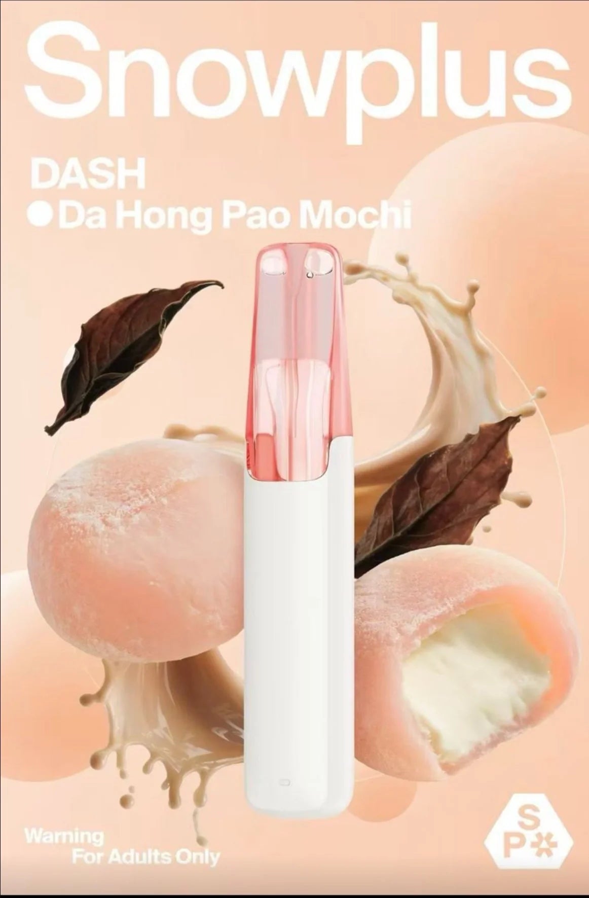 正品Snowplus Dash雪加鸭嘴兽4000口经典一次性电子烟海外版 白雾红尘