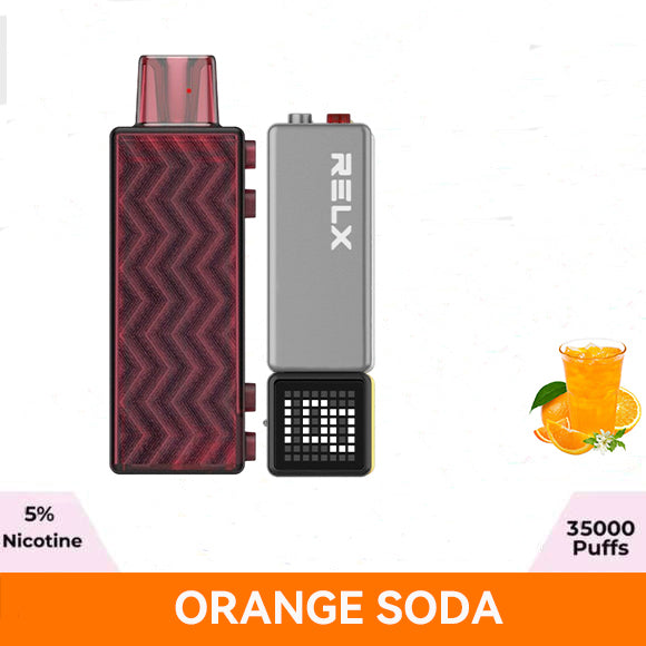 正品悦刻RELX Creator 第三代积木超级容量35000口烟弹磁吸积木乐高套装/烟弹-多口味可选 三代杆套装(灰黑色) 橘子苏打