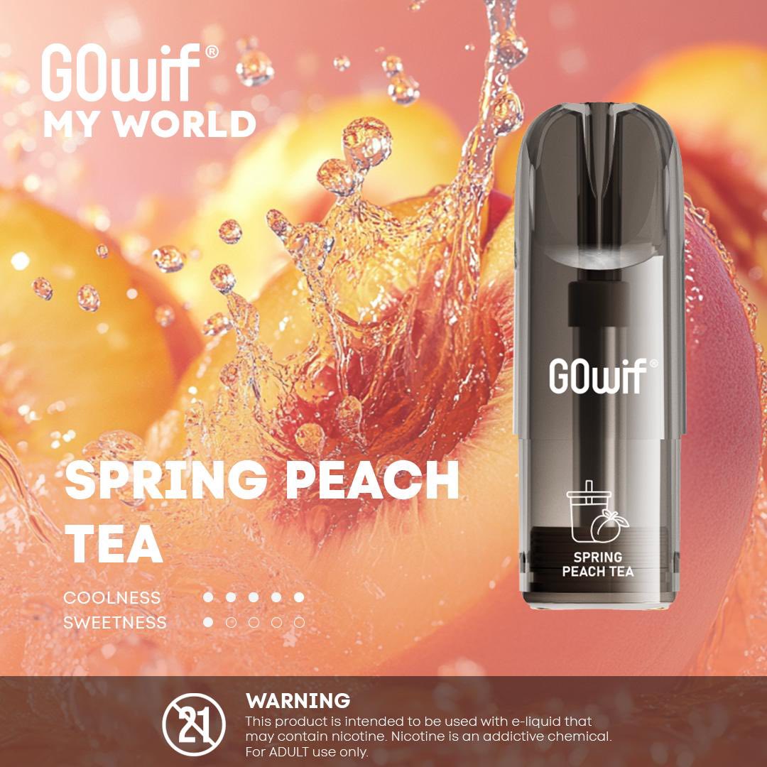 正品冰熊Zgar X GOwif扩容款烟弹超大容量3.5ml单颗装--多口味可选,三颗起售 春日桃桃茶