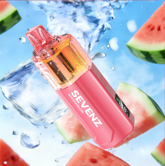 正品坦克7Z/SEVENZ TANK 18000口三档功率调节可视化油仓电量智能呼吸灯显示冰爽一次性电子烟-多口味可选 西瓜冰